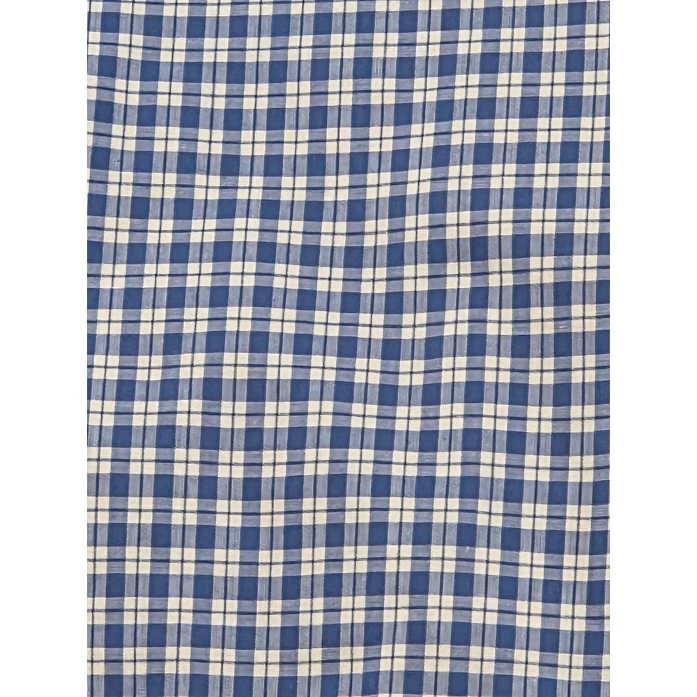 Lauren Ralph Lauren Mens 17 34/35 Classic Fit Non Iron Blue Gingham Dress Shirt - Picture 12 of 12
